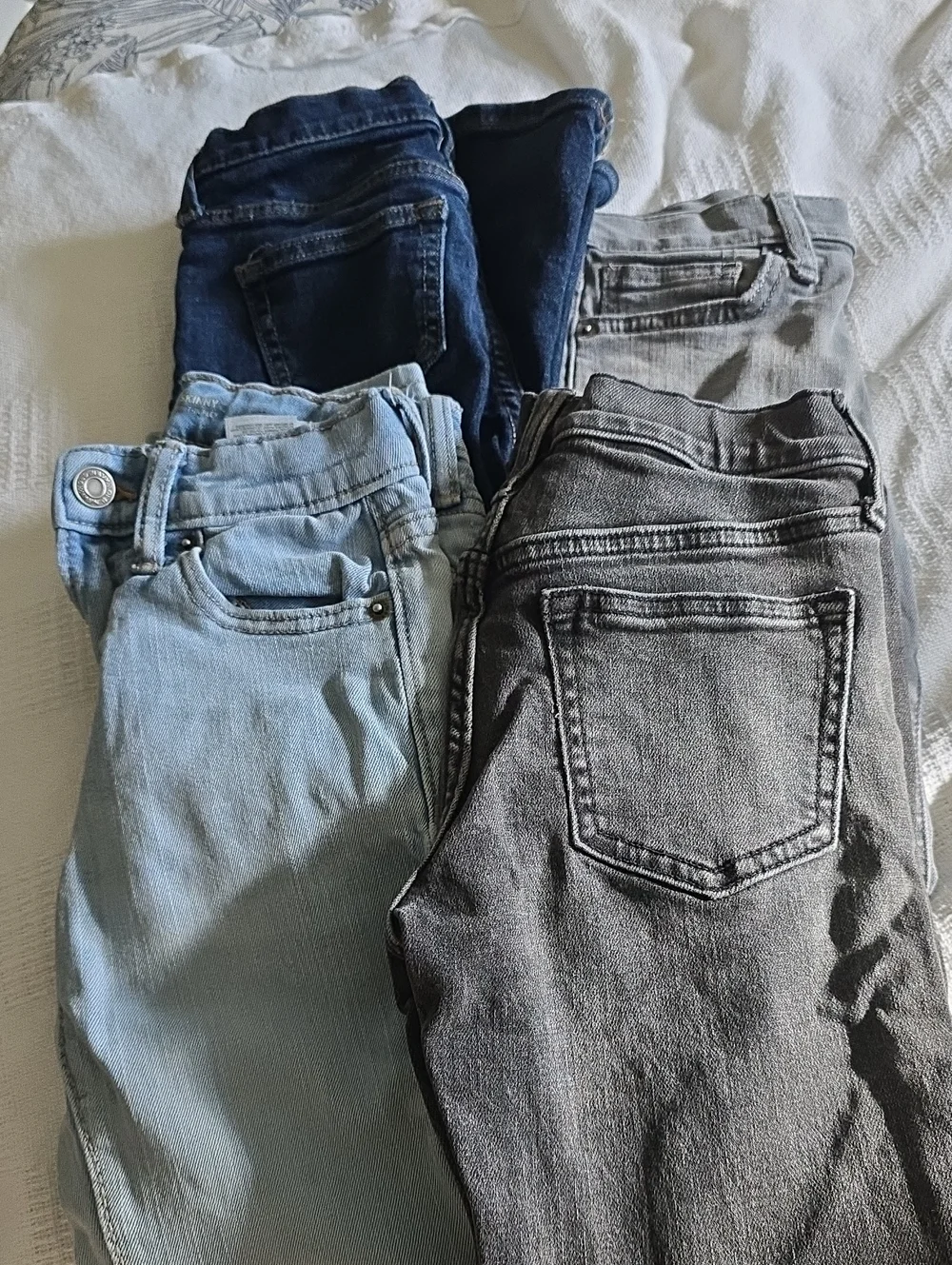 Boys’s SLIM Jeans Pack - Light Blue, Dark Blue, Gray, Black (4)